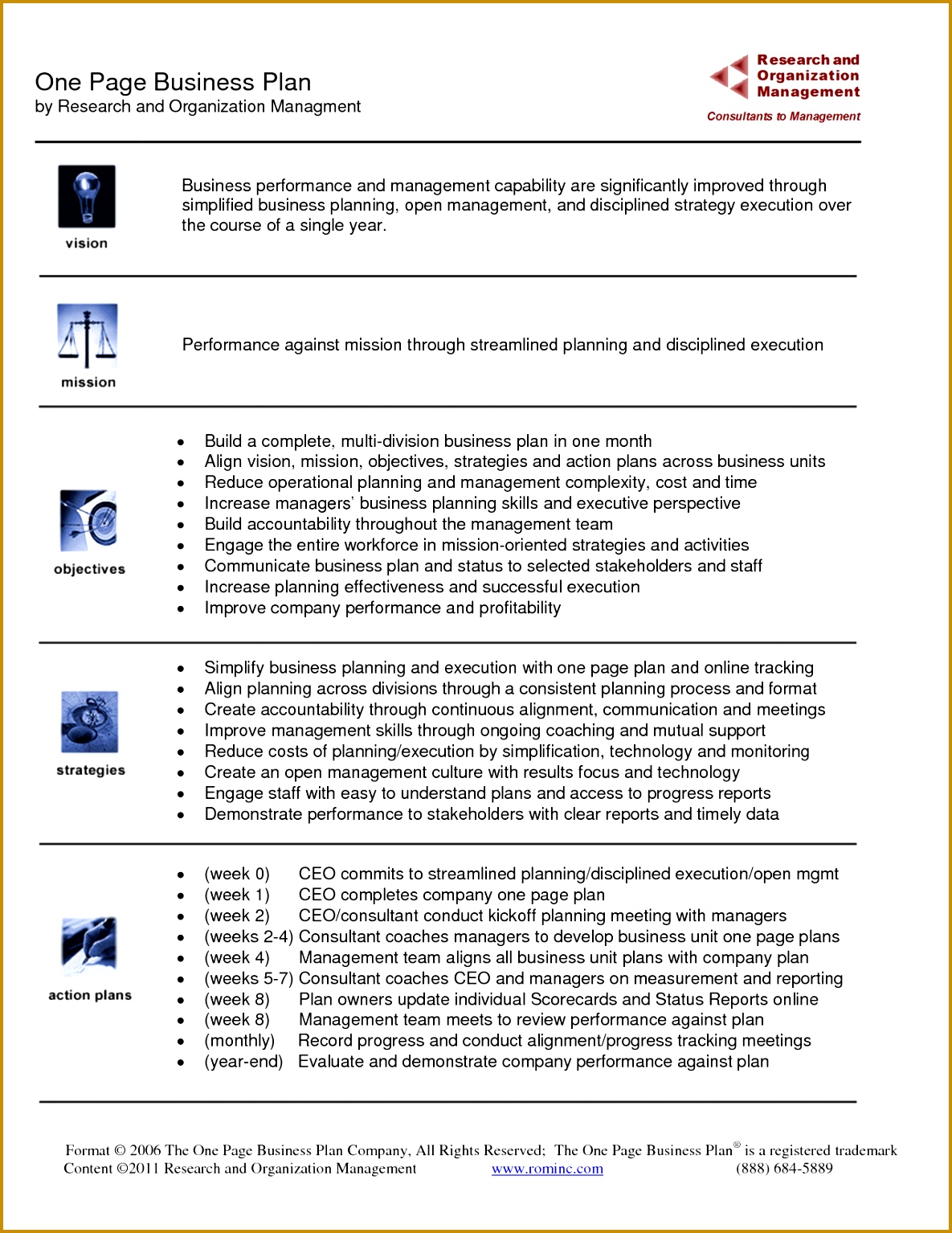 one page business plan template free Happycart tbvae one 15341185