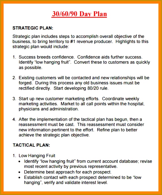 30 60 90 day sales plan examples 30 60 90 day plan template free 563675