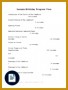 7 80th Birthday Party Program Sample