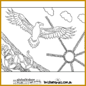 ABORIGINAL COLOURING PAGES authentic indigenous colouring templates so that kids everywhere can bine the enjoyment 279279