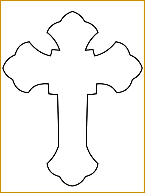 Cross Outline to tangle doodle 616465