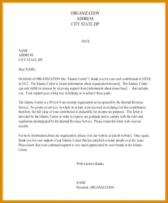 receipt of cash letter payment acknowledgement letter format 6 697576