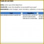 7 Action Plan for Business Plan Sample