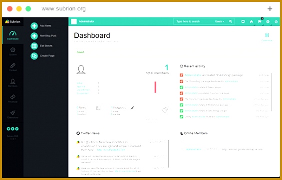 subrion admin dashboard 362565