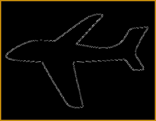 Airplane pattern Use the printable outline for crafts creating stencils scrapbooking and 395511