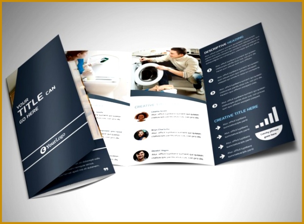Apartment Cleaning Tri Fold Brochure Template 623460