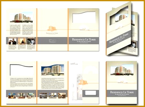 Apartment Brochure Template Design This attractive brochure layout was created for newly built residence apartments and you ca also notice a nic… 343465