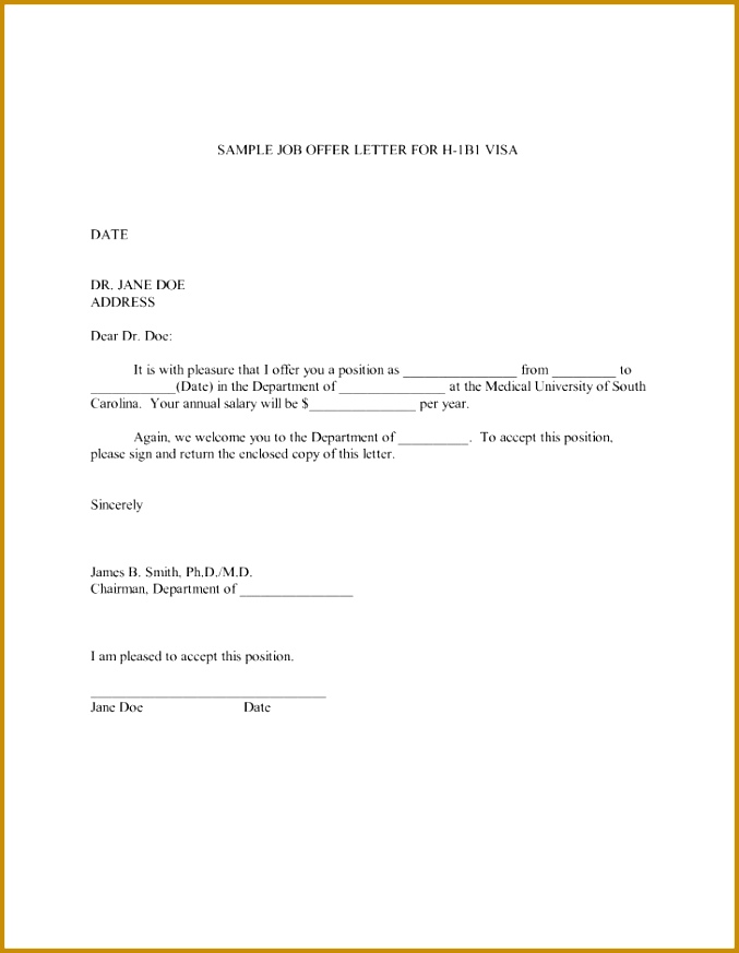 appointment letter format for visa letter job offer letter sample letter job offer letter sample appointment letter format 873677
