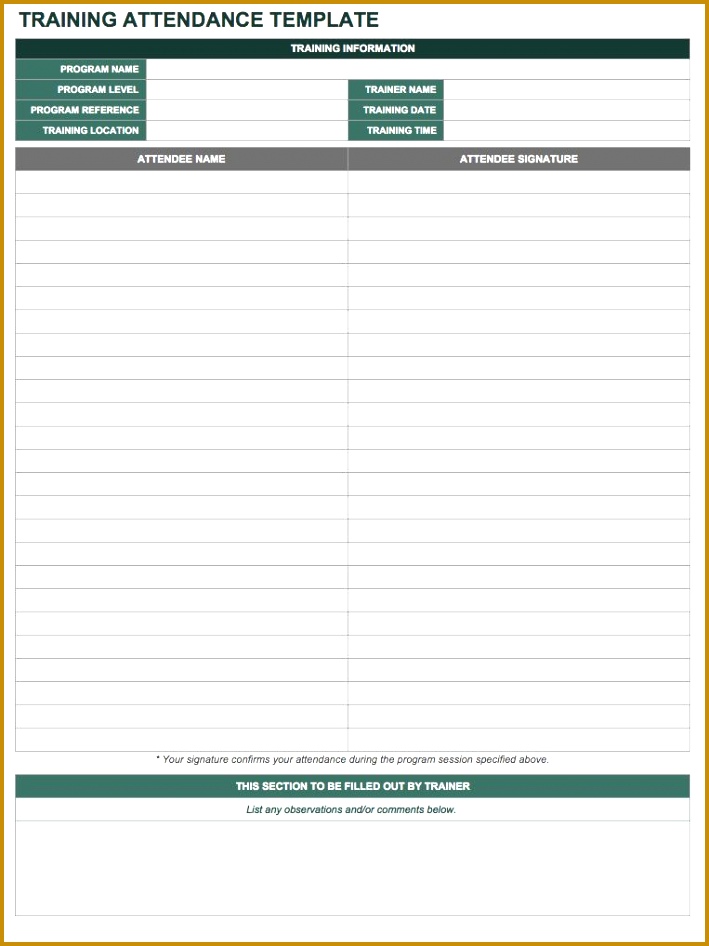 sample attendance sheet template Free Attendance Spreadsheets And Templates 946709