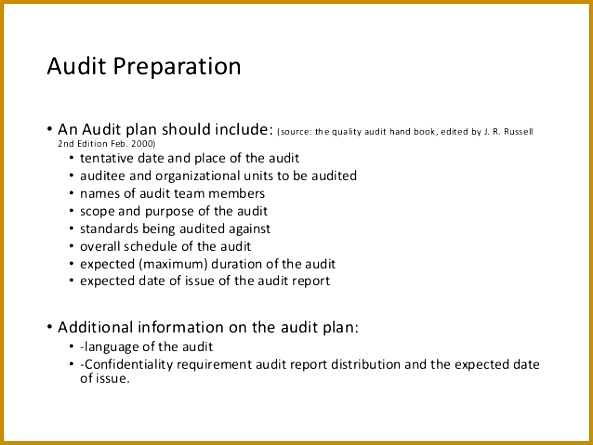 Audit Memos 5 Internal Audit Procedure 6 Audit Planning Memo 6 593445