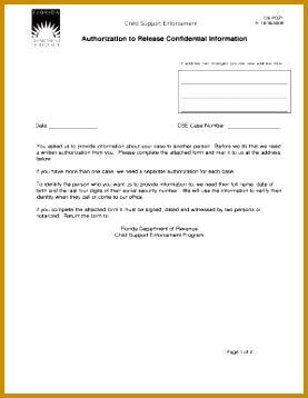 fl child support authorization to release form 358277