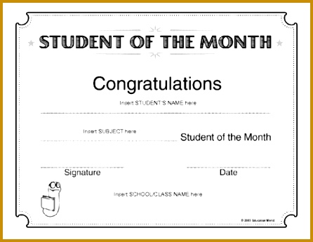 here certificate student of the month c to the document 345446