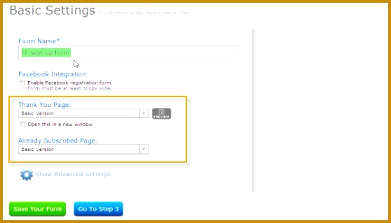 Name your web contact form HTML Templates in Aweber 319558