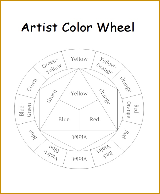 Color Wheel Chart 558678