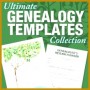 5 Blank Family Tree Book