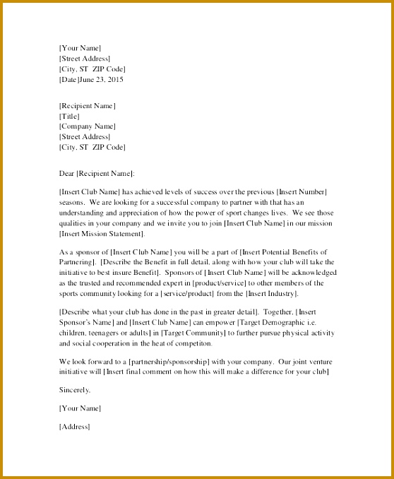 Business Partnership Proposal Letter in PDF 678558