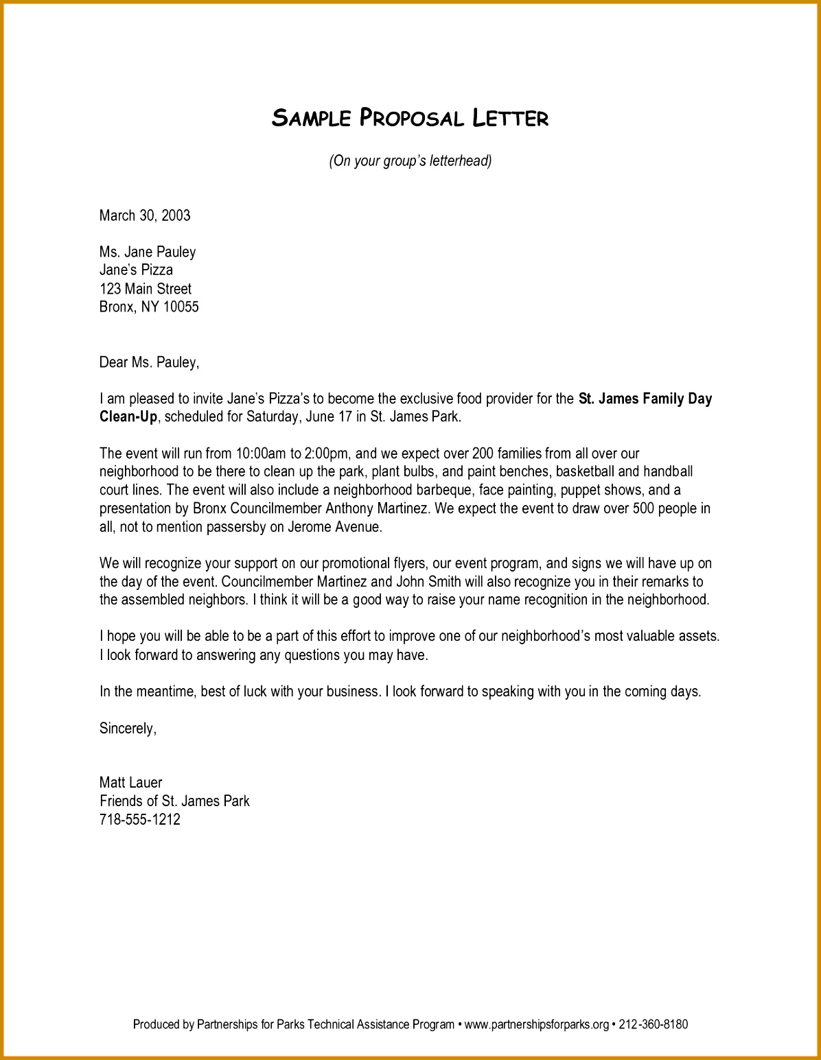 5 sample business partnership proposal 11961545