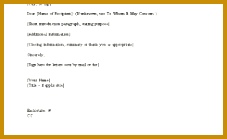 Business Letter Template For Word 139227