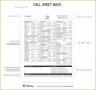 4 Call Sheet Template Excel