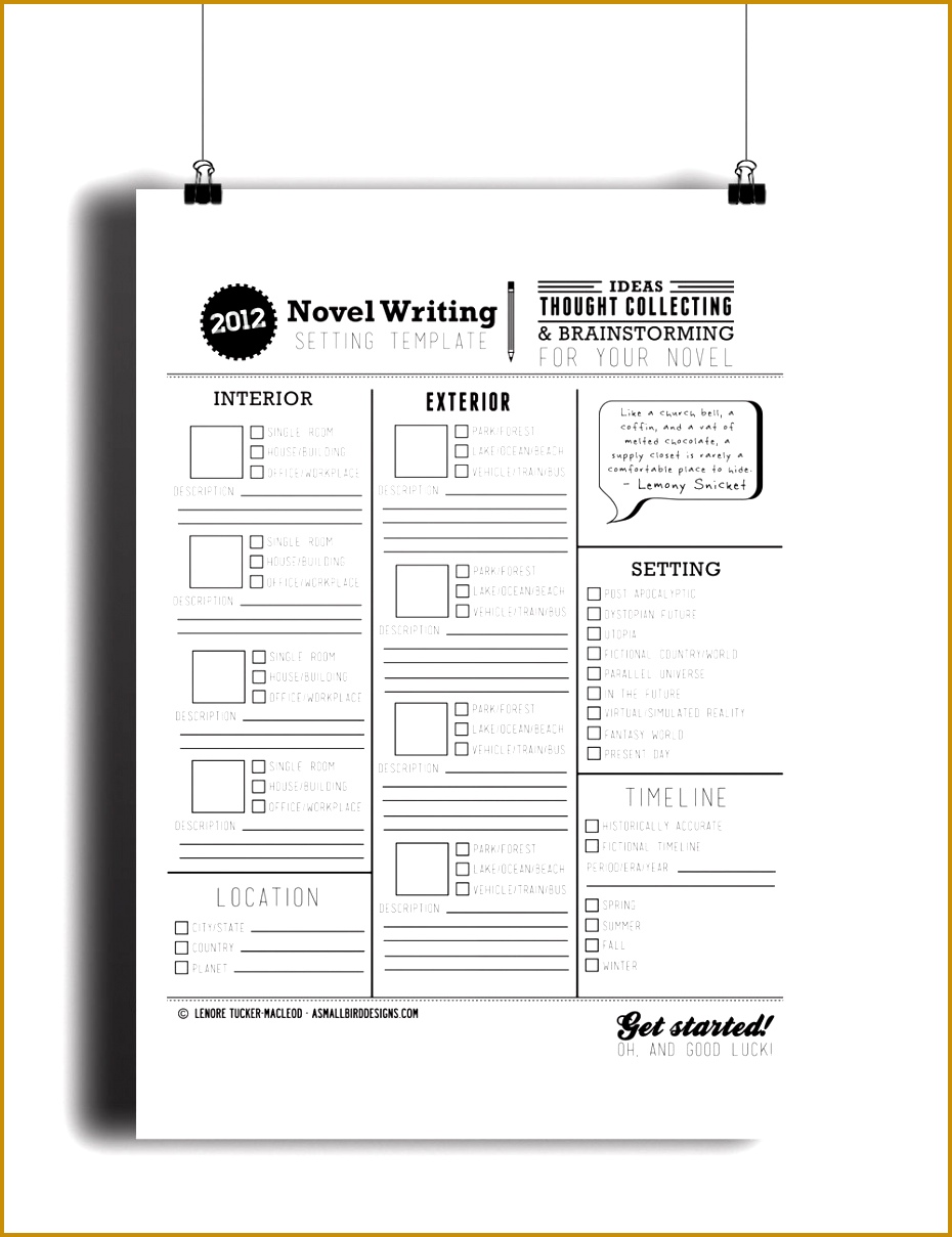 Novel Writing Template Setting timeline story outline idea plan novel 1209930
