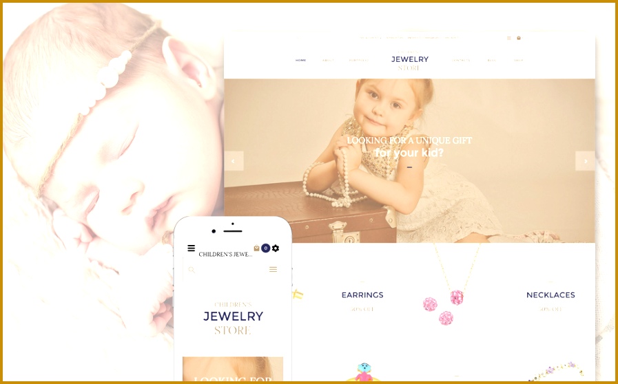 childrens jewelry store opencart template big 897558