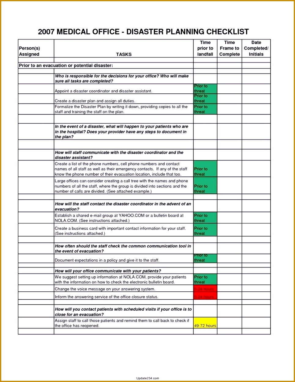 Business Cleaning Checklist Template Eliolera 1248964