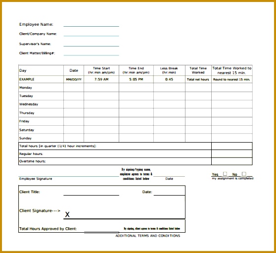 Employee Overtime Sheet Template Download in PDF 511558
