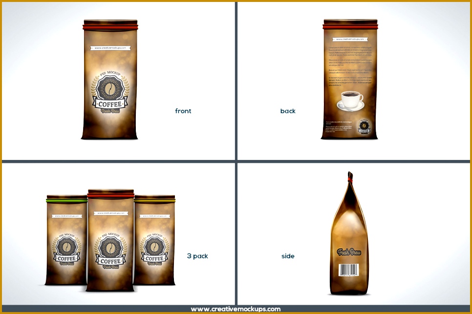 Coffee Bag Mockup Coffee Bag Mockup 644966