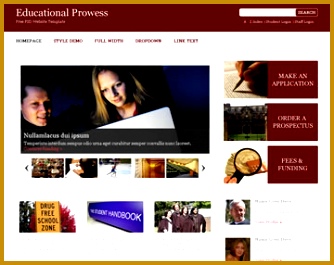 free Educational Prowess Template 265334