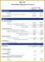 4 Consolidated Financial Statement Template