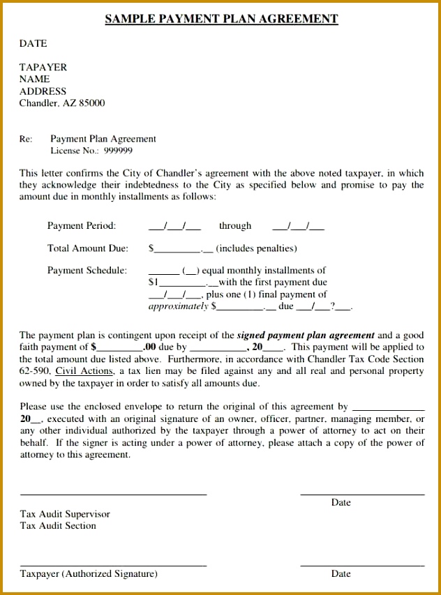 11 payment agreement sample 632853