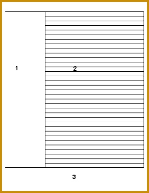 Cornell notes page layout 390302
