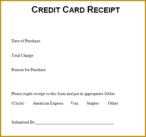 Sample Credit Card Receipt Credit Card Receipt Sample Templates with Credit Card Slip Template 482512