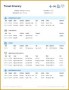 5 Cruise Itinerary Template