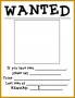 5 Cute Wanted Posters