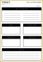 5 Daily Action Planner Template