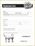 6 Dance School Registration form Template Free