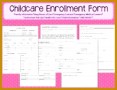 5 Daycare Registration form Template