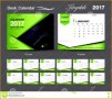 4 Desk Calendar Design Templates