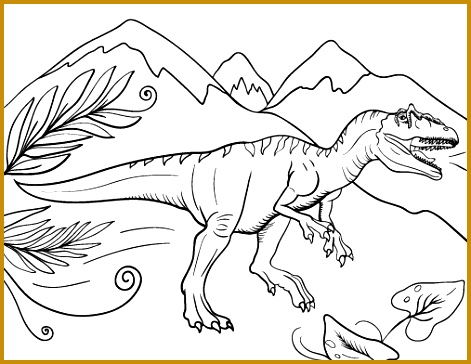 Allosaurus Coloring Page 364471