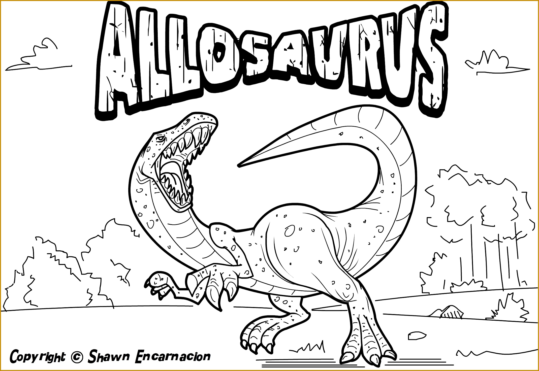 Dinosaur Coloring Pages To Print With Printable 14732139