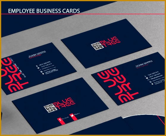 Employee business cards 558459