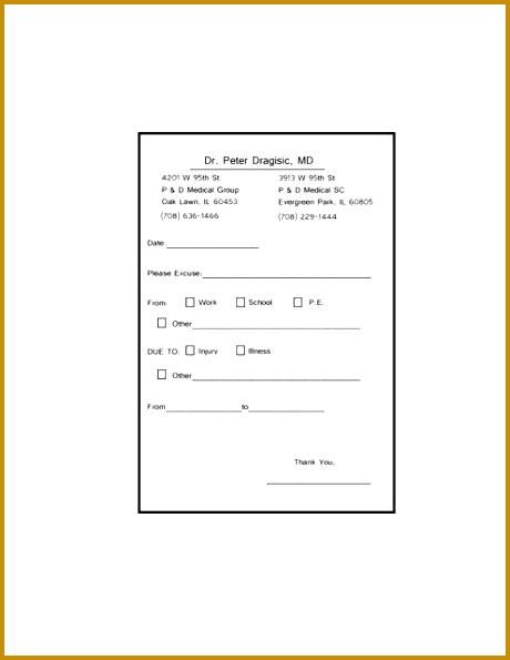 Fake Doctor s Notes Templates Fast 460595