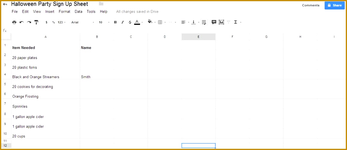 How to create a digital sign up sheet with Google Drive h2ibat halloween party sign up 5011152