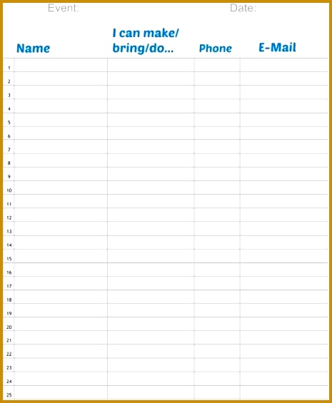 Printable Sign Up Sheet Template zb0kp Sign up sheet template 565465