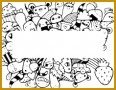 4 Doodle Art Templates