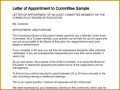 5 Draft Appointment Letter format
