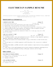 resume electrician 277219