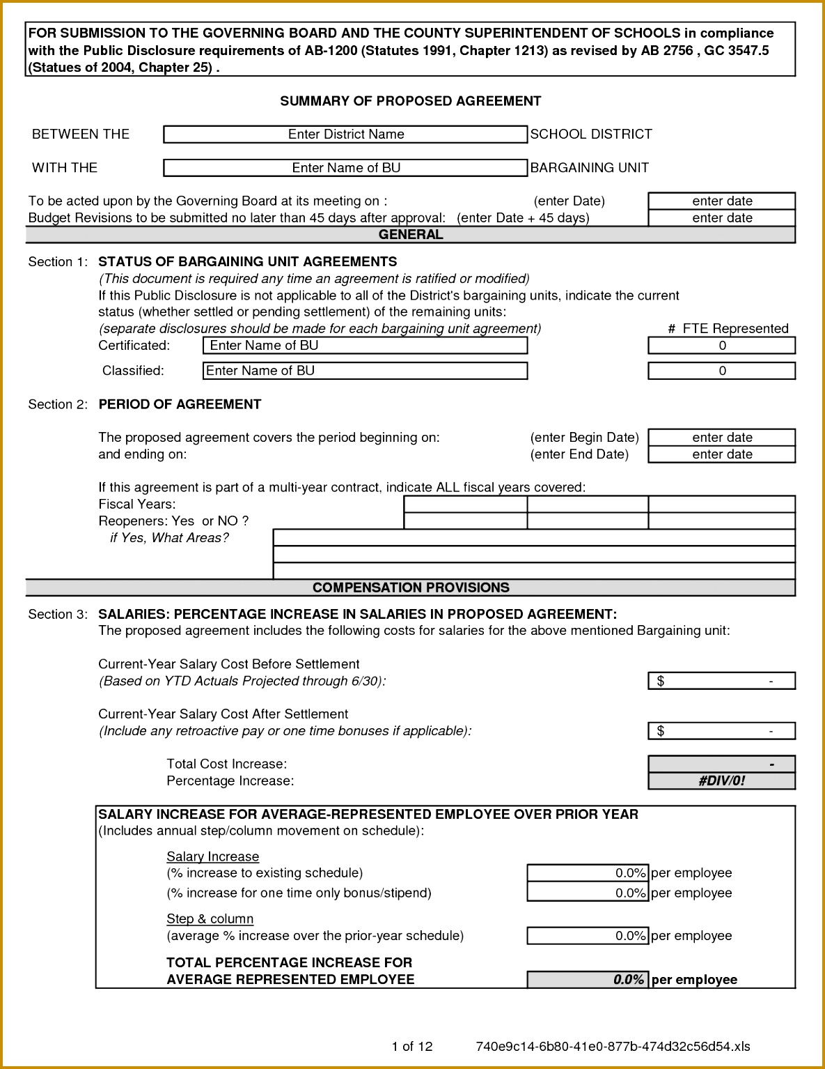 Employee Salary Increase Form 15341185