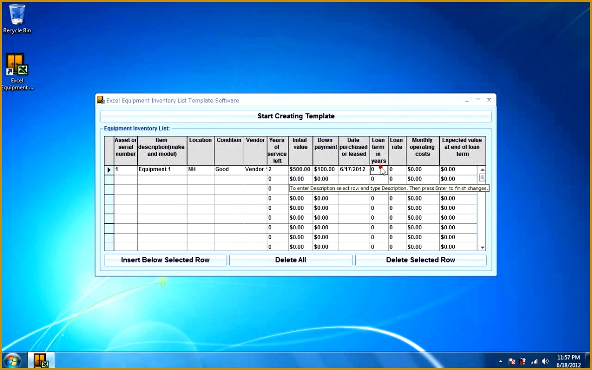 How To Use Excel Equipment Inventory List Template Software 7441190